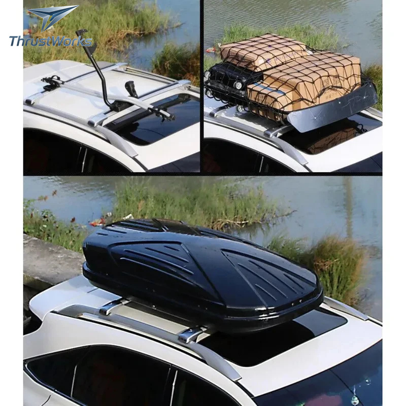 Car Accessories Roof Rack - قطعتان من قضبان التحميل لسقف السيارة