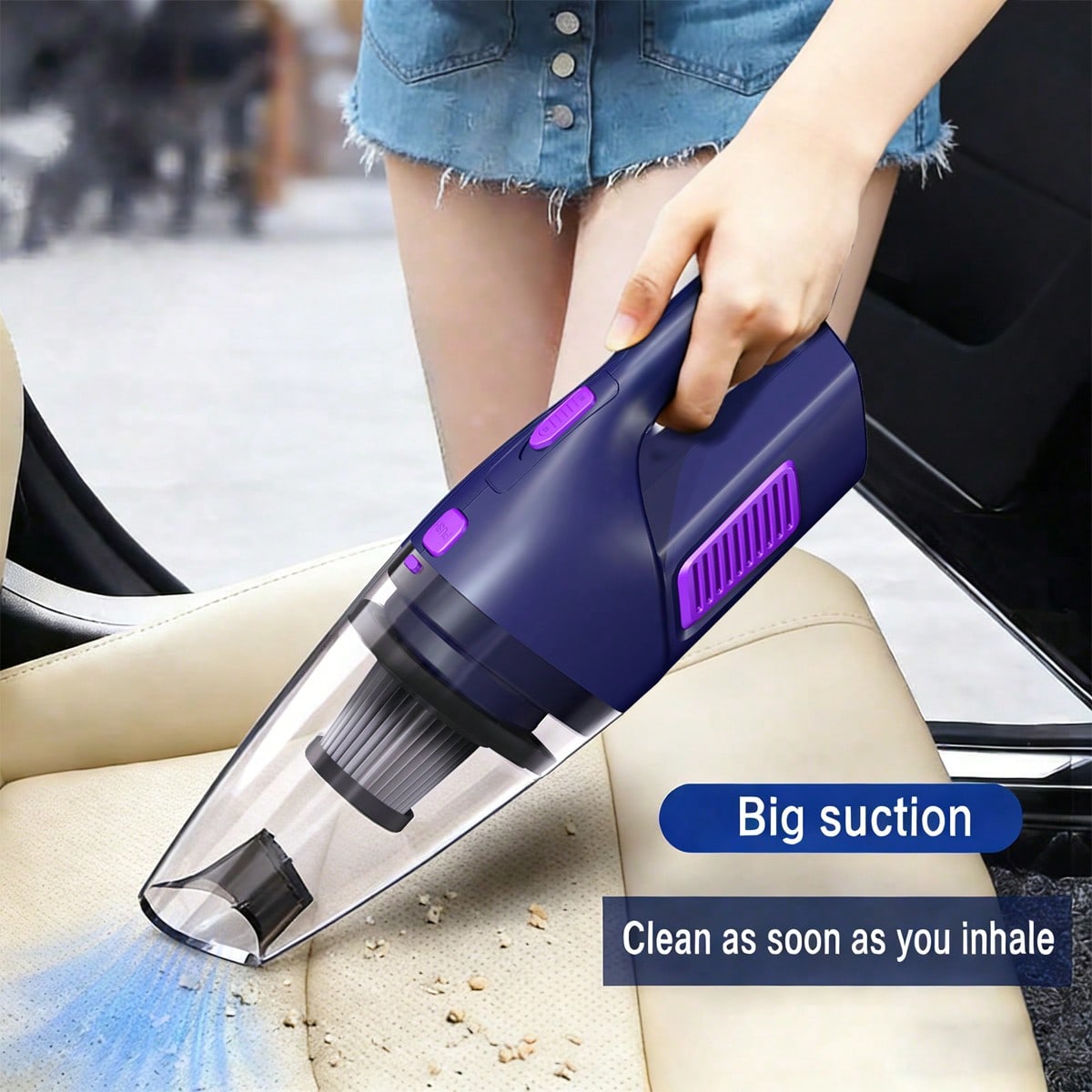 Car Vacuum Cleaner - مكنسة كهربائية محمولة للسيارة من كاسكيد