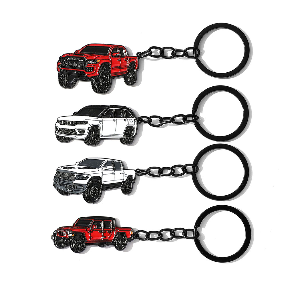Car Accessories For Decoration - سلسلة مفاتيح معدنية من سبائك الزنك