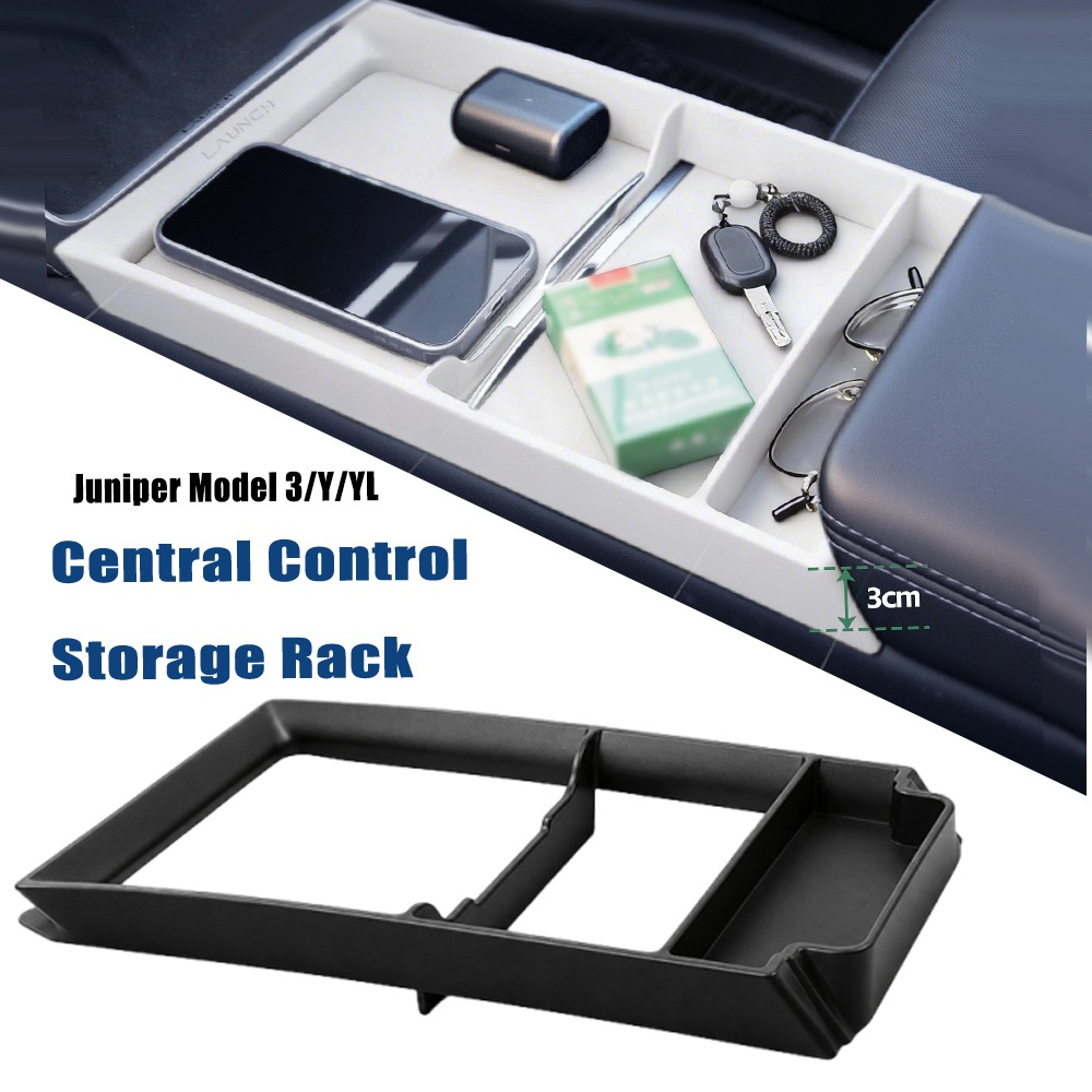 Car Accessories To Buy - صينية تخزين مضادة للانزلاق للكونسول الوسطي