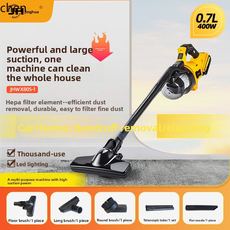 مكنسة كهربائية محمولة باليد لل - مراجعة Car Vacuum Cleaner وسعره