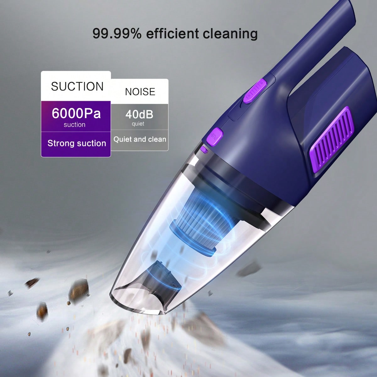مكنسة كهربائية محمولة للسيارة  - مراجعة Car Vacuum Cleaner وسعره