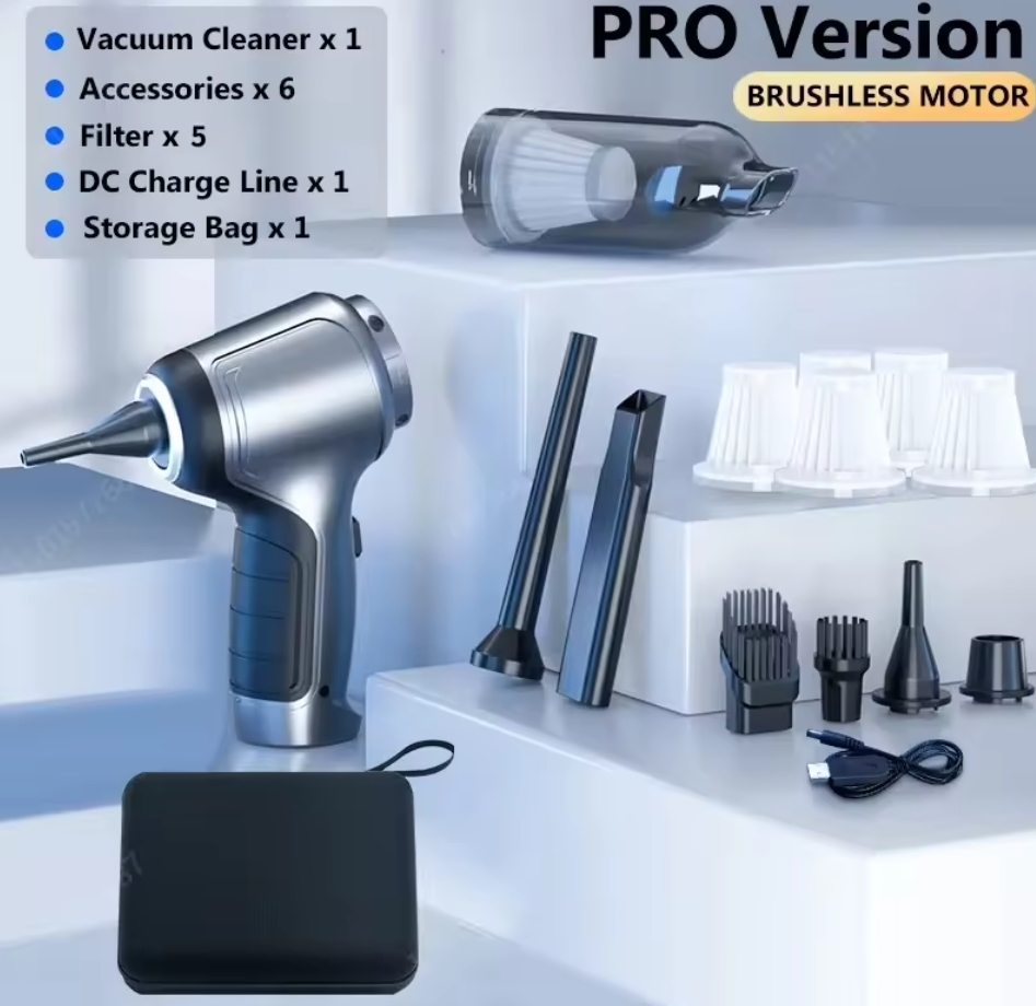 مكنسة كهربائية سيارة متعددة ال - مراجعة Car Vacuum Cleaner وسعره
