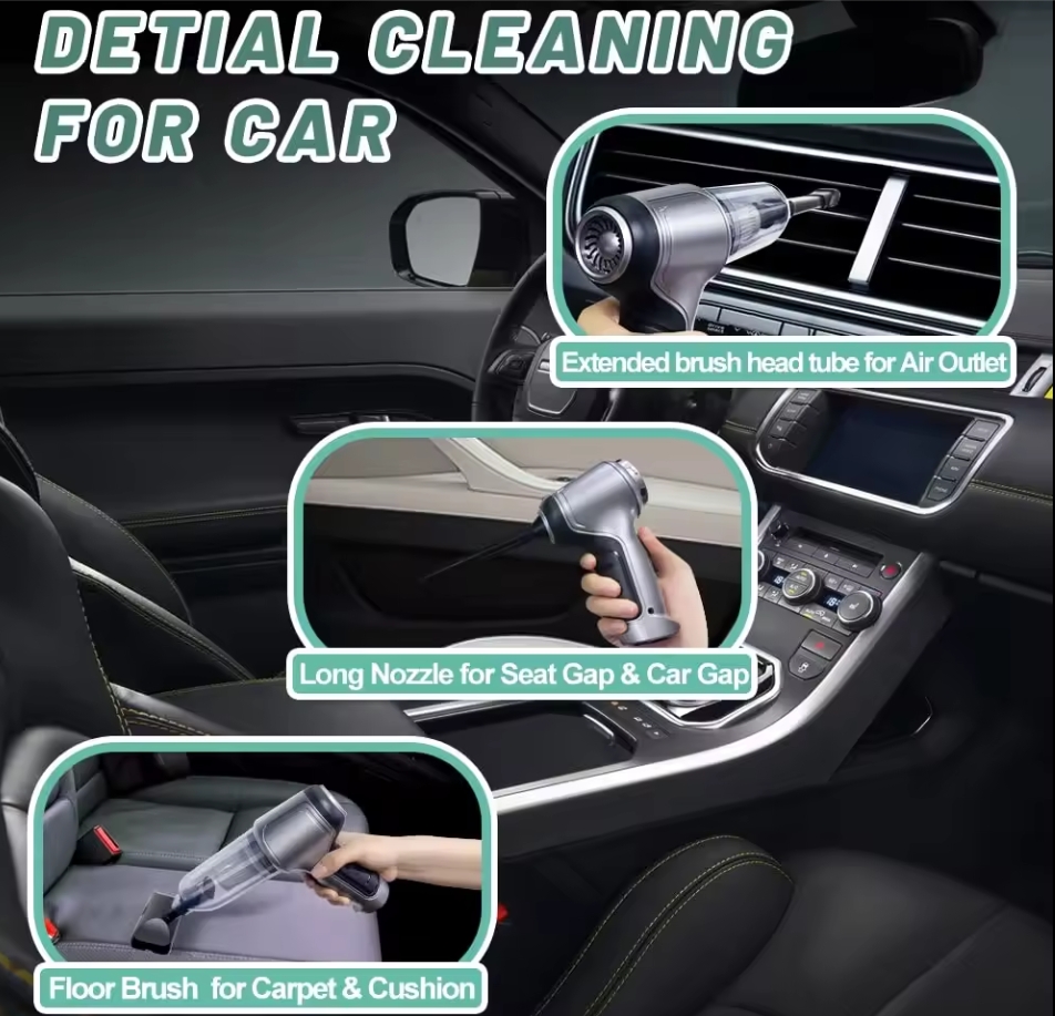 مكنسة كهربائية سيارة متعددة ال - مراجعة Car Vacuum Cleaner وسعره