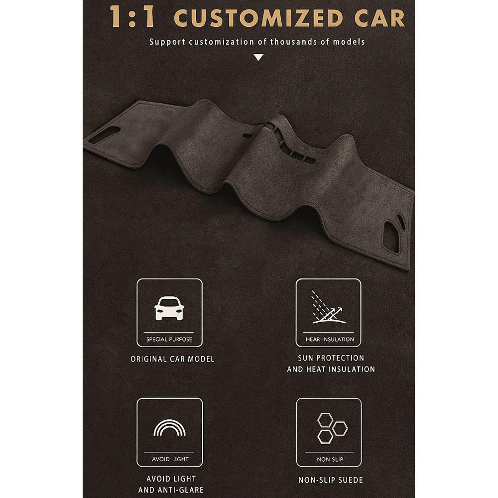 غطاء لوحة القيادة لسيارة جايكو - مراجعة Car Anti-Slip Dashboard Mat وسعره