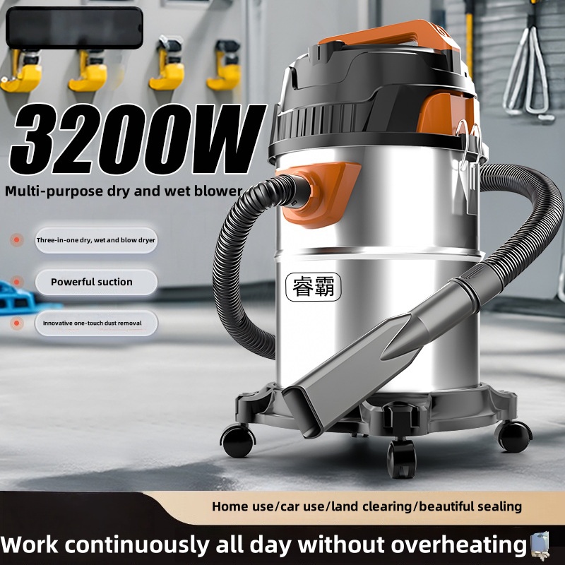 مكنسة كهربائية 3 في 1 رطبة وجا - مراجعة Car Vacuum Cleaner وسعره