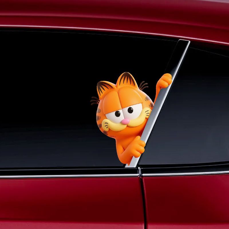 ملصقات غارفيلد الكرتونية اللطي - مراجعة Car Accessories To Buy وسعره