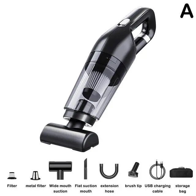 مكنسة كهربائية لاسلكية محمولة  - مراجعة Car Vacuum Cleaner وسعره